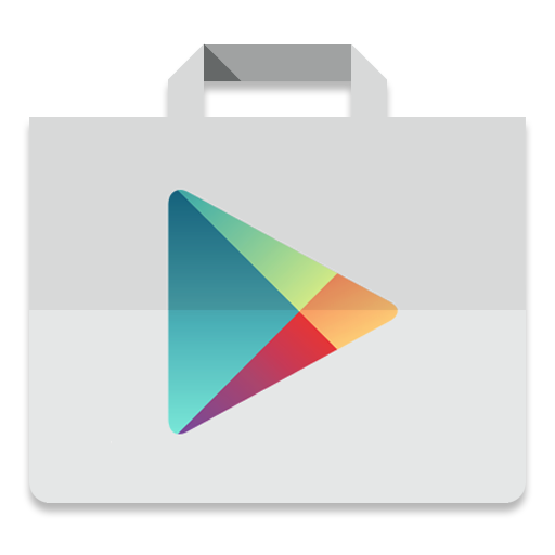 An image of the Google Play Store icon