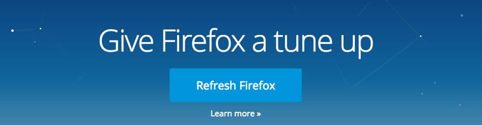 An image of Forefox download page